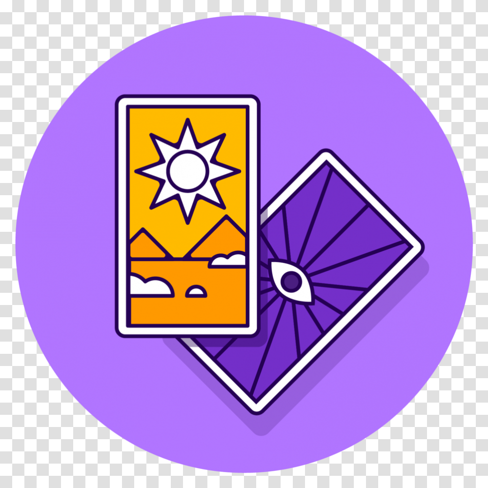 Anchor Daily Tarot Show, Purple, Star Symbol, Logo Transparent Png