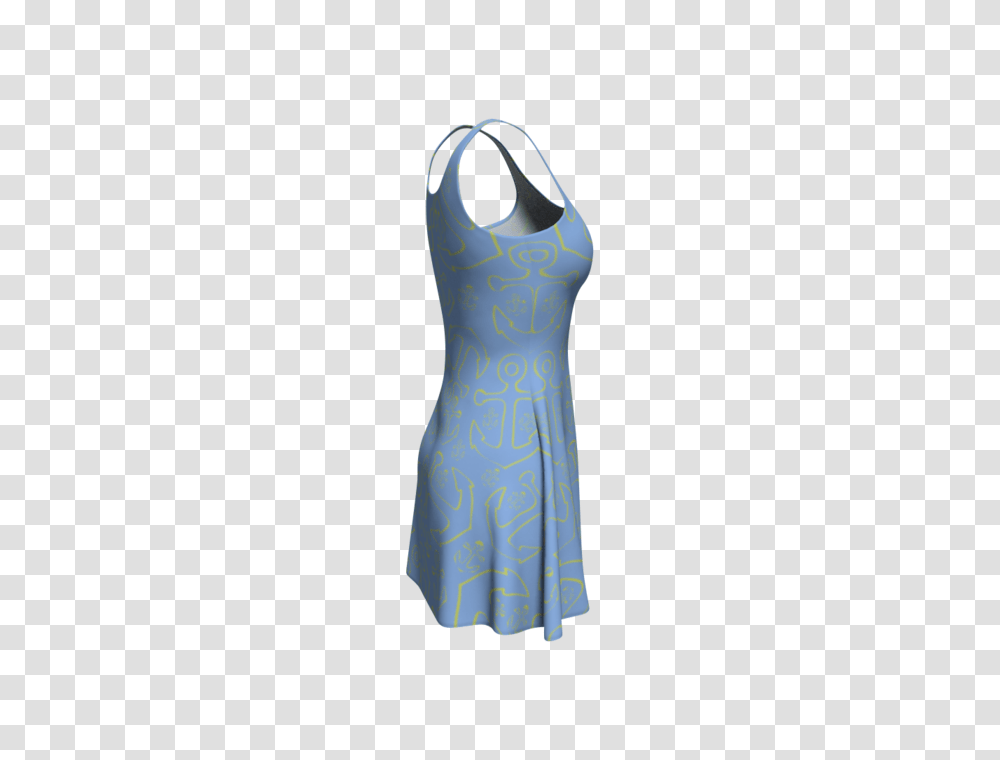 Anchor Dream Flare Dress, Apparel, Tank Top, Apron Transparent Png