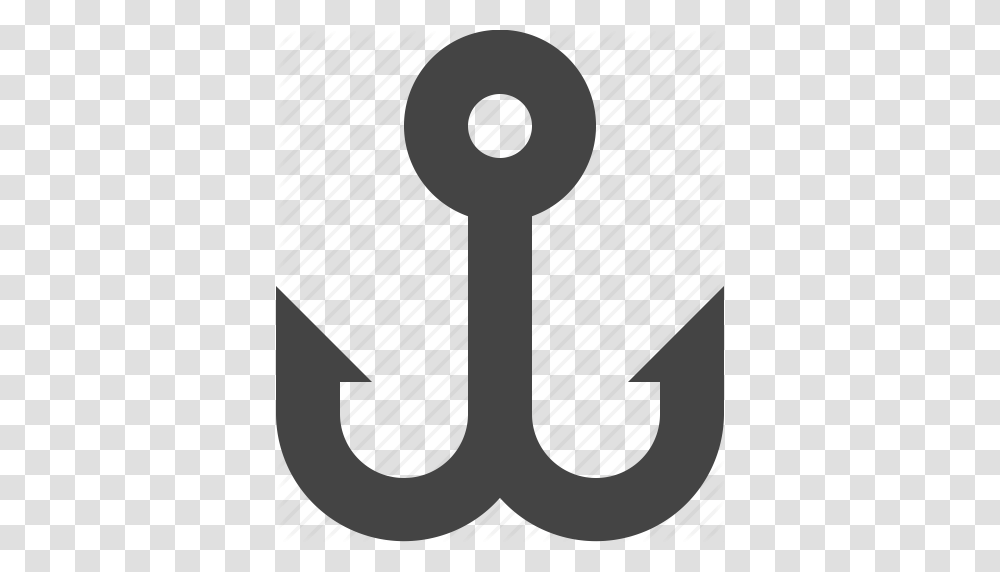 Anchor Fish Fishing Hook Link Icon, Cutlery Transparent Png