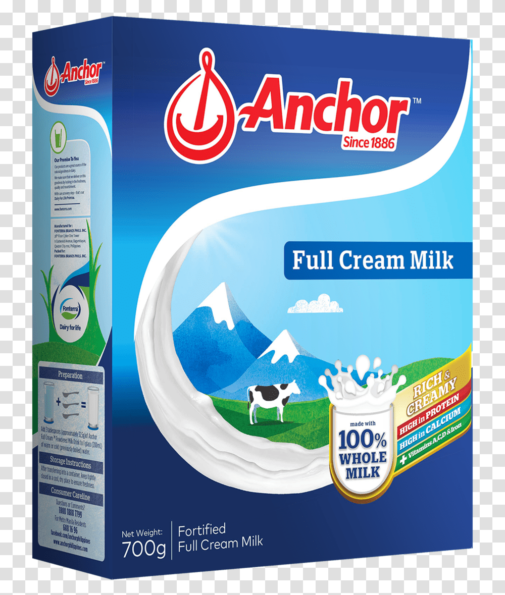 Anchor Full Cream Milk Powder Price Philippines, Poster, Advertisement, Paper, Flyer Transparent Png