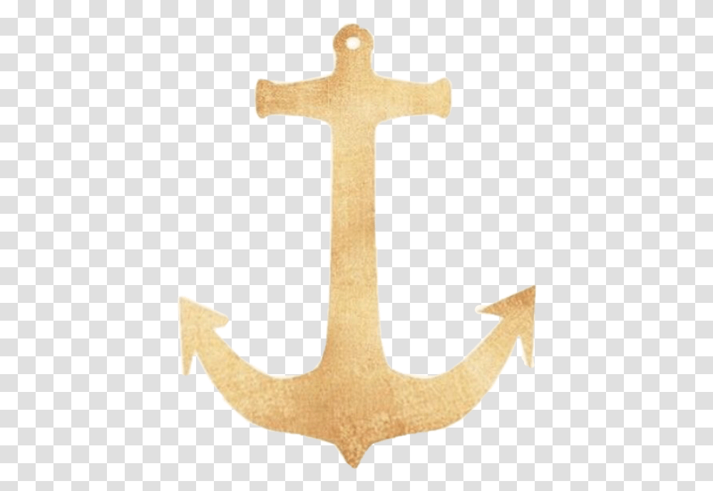 Anchor Goldenanchor Gold Watercolor Anker Iphone Anchor Background, Cross Transparent Png