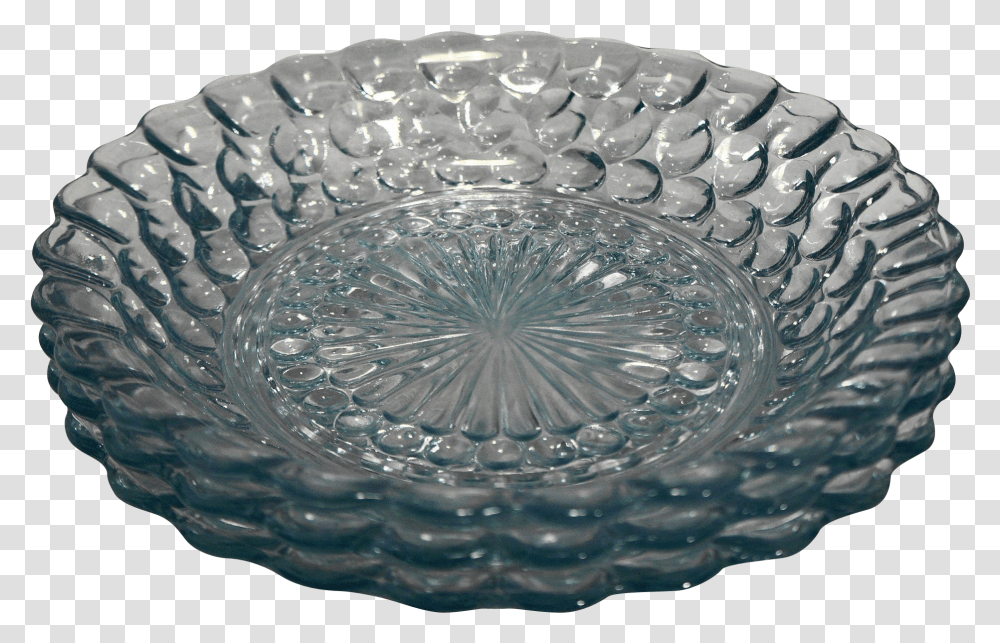 Anchor Hocking Bubble Sapphire Light Blue Flat Soup Bowl, Glass, Ashtray Transparent Png