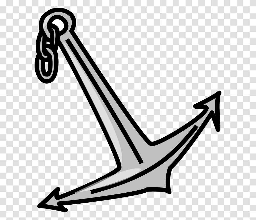 Anchor Holds A Ship Down, Hook, Smoke Pipe Transparent Png
