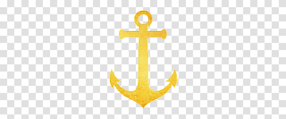 Anchor Navy Glitter Gold Freetoedit, Cross, Hook Transparent Png