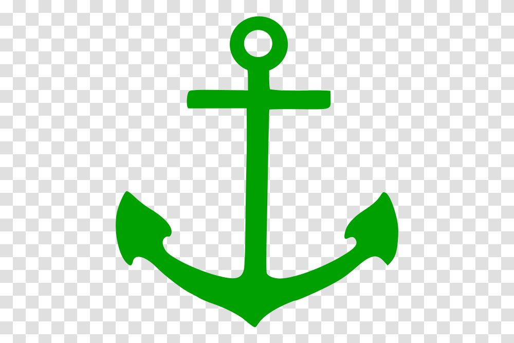 Anchor Pictogram Green Anchor Symbol, Cross, Hook Transparent Png