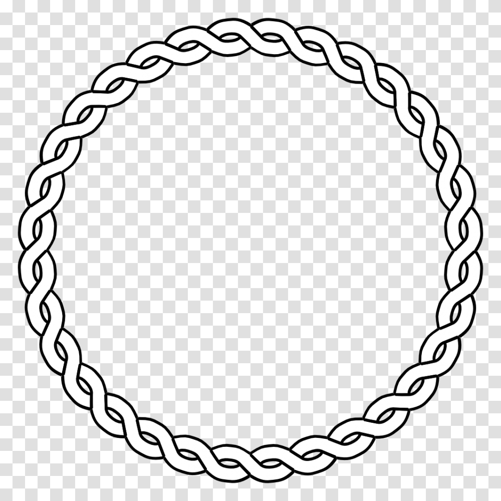 Anchor Rope Clipart Border Circle Clip Art Clip Art Library, Oval, Bracelet, Jewelry, Accessories Transparent Png