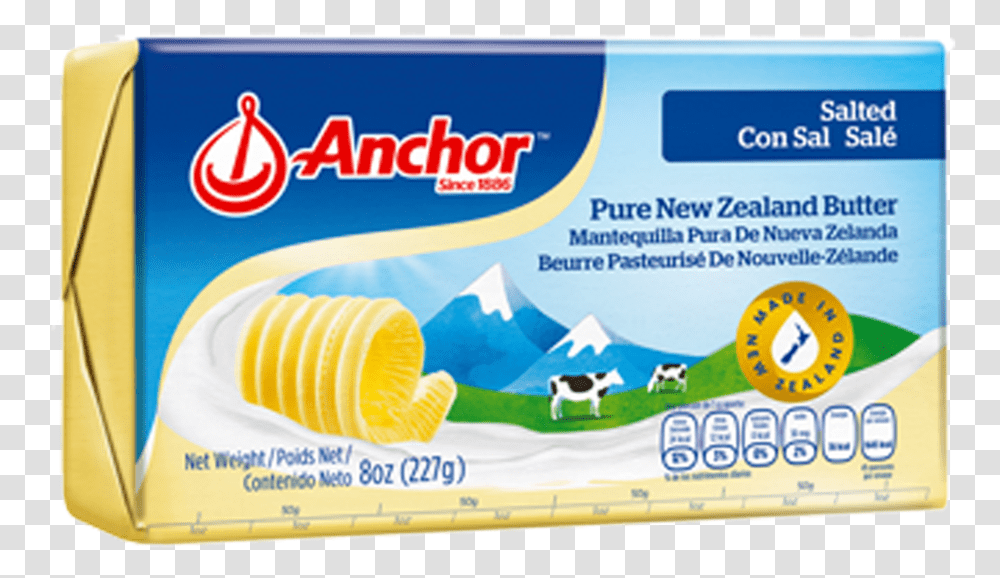 Anchor Salted Butter, Label, Outdoors, Nature Transparent Png