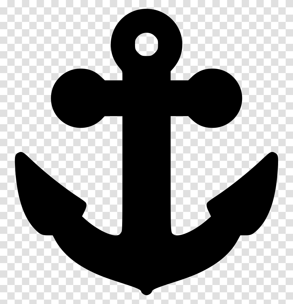 Anchor Thick Anchor Svg, Cross, Hook Transparent Png