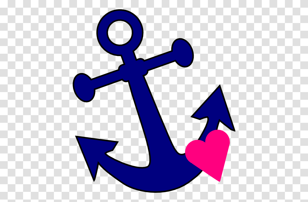 Anchor With Heart Clipart, Cross, Hook Transparent Png