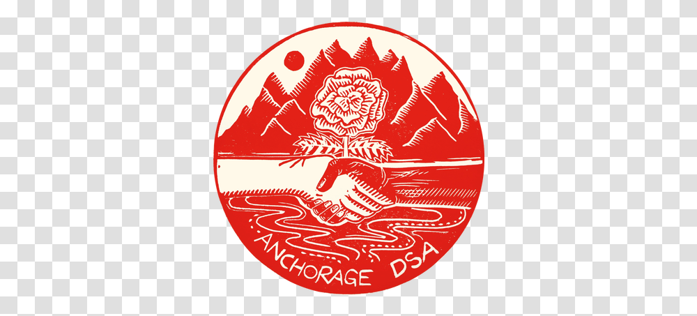 Anchorage Democratic Socialists Of Democratic Socialists Of America Logos, Symbol, Trademark, Transportation, Outdoors Transparent Png