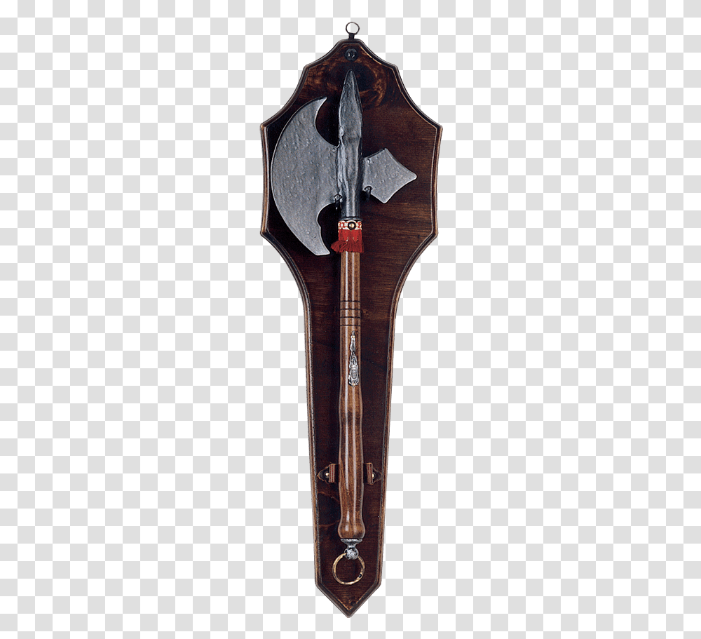Ancient Armoury Medieval Axe With Display Plaque Firearm, Leisure Activities, Musical Instrument, Cello, Violin Transparent Png