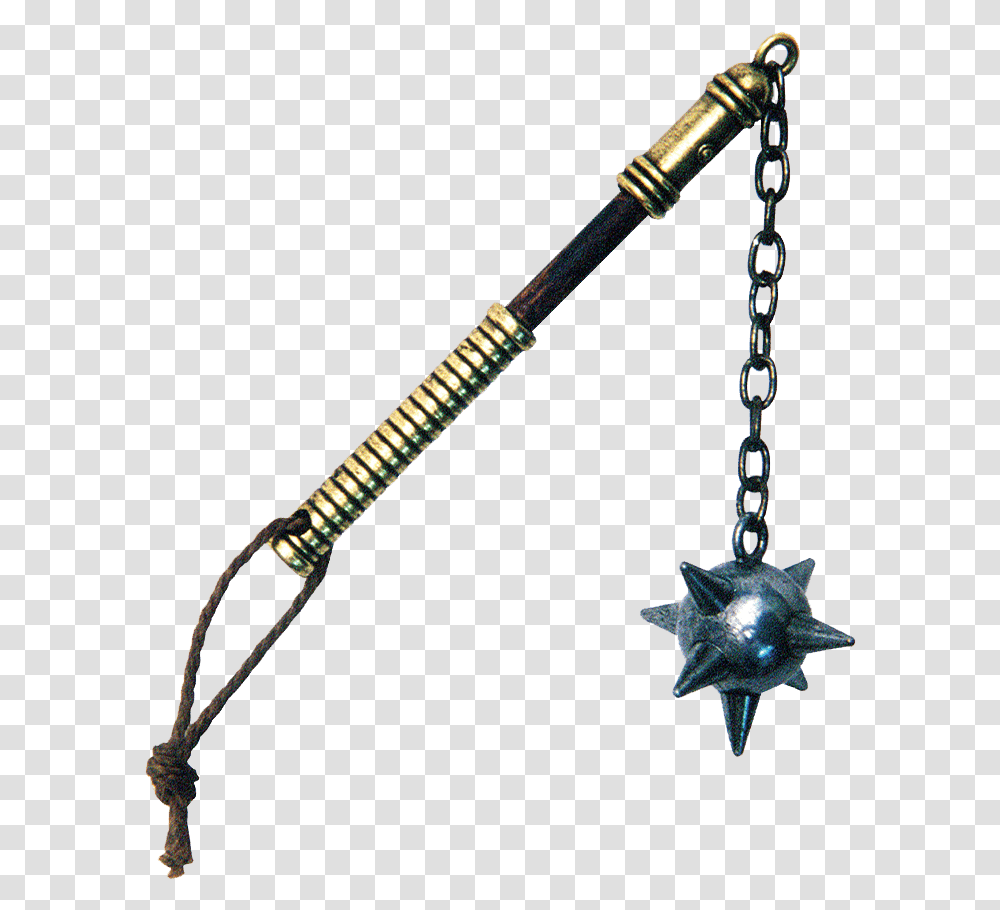 Ancient Armoury Small One Ball Flail Weapon, Sword, Blade, Weaponry, Gemstone Transparent Png