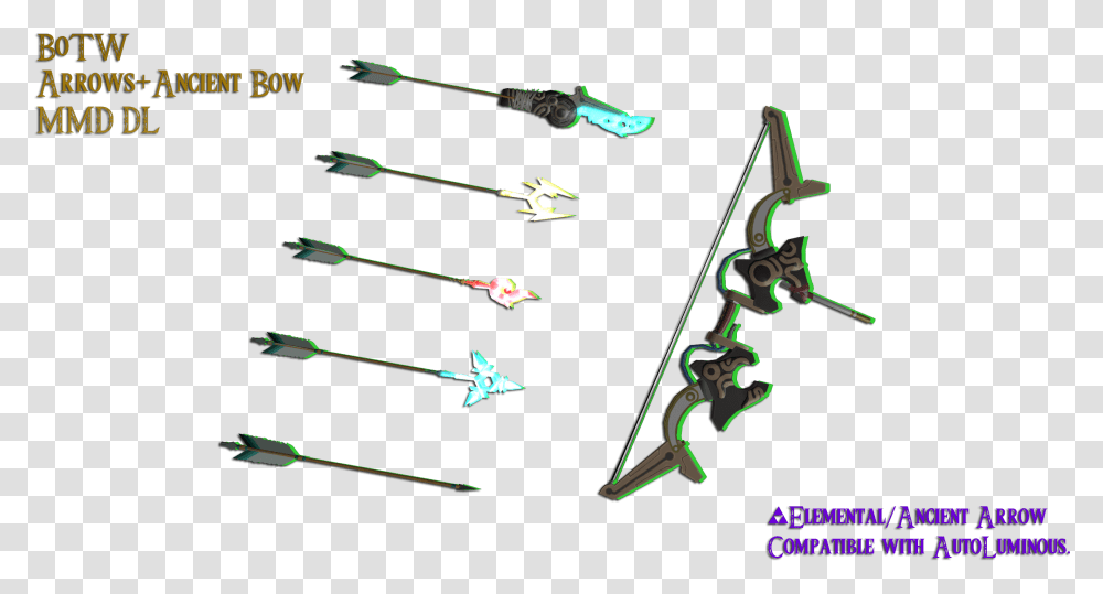 Ancient Bow And Arrow Botw, Airplane, Aircraft, Vehicle Transparent Png