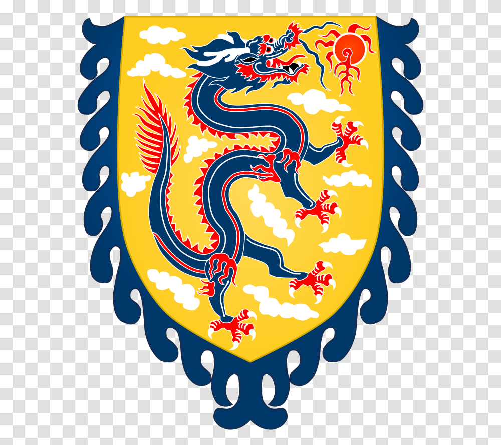 Ancient Chinese Coat Of Arms, Dragon, Label Transparent Png