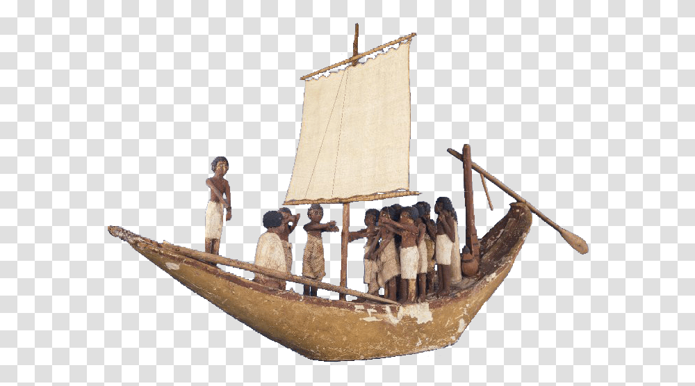 Ancient Egypt Boat Model, Vehicle, Transportation, Person, Human Transparent Png