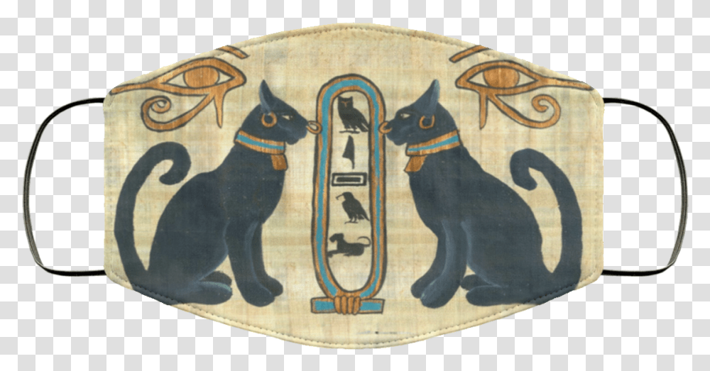 Ancient Egypt Cat Face Mask Black Cat, Pet, Animal, Mammal, Dog Transparent Png