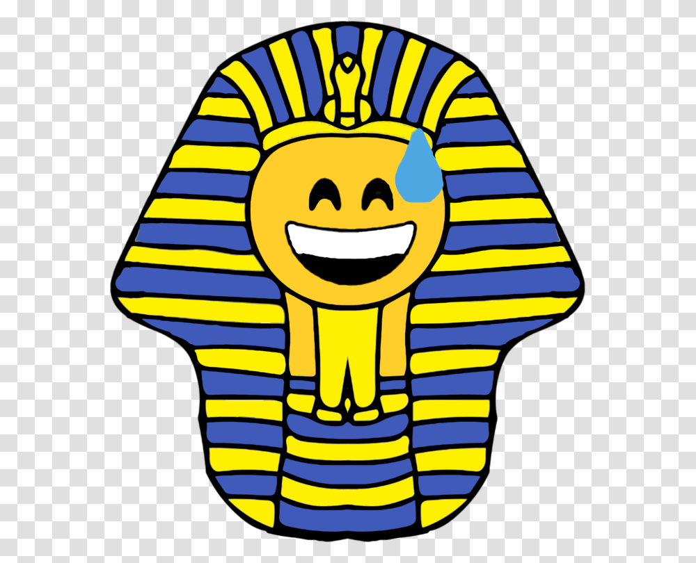 Ancient Egypt Egyptian Pyramids Smiley Pharaoh Emoticon Free, Soccer Ball, Logo, Animal Transparent Png