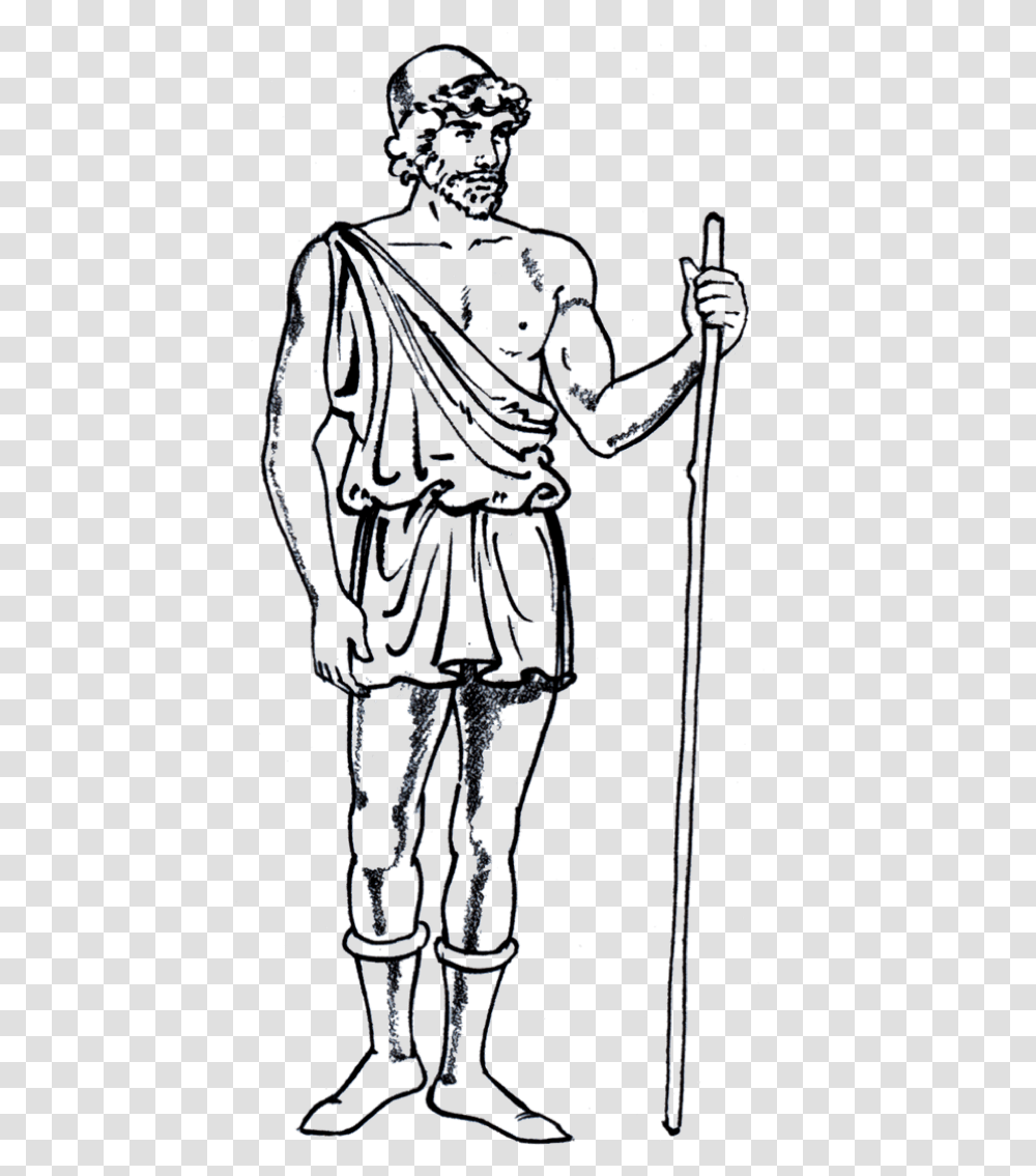 Ancient Greece Ancient Greek Man Drawing, Person, Human, Painting Transparent Png