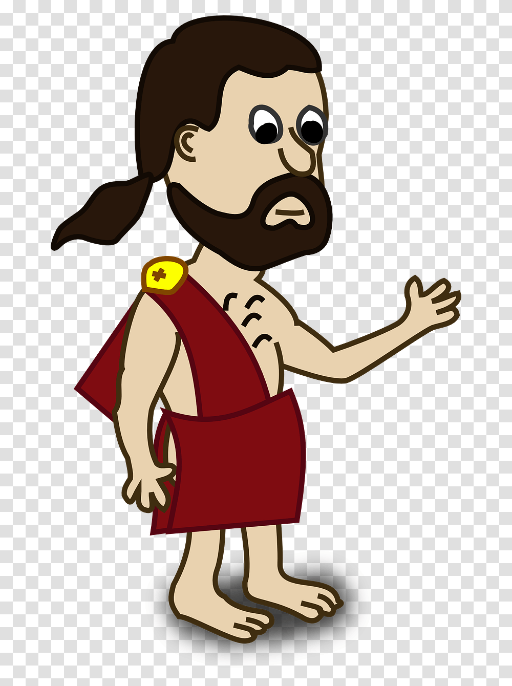 Ancient Greek Person Cartoon, Face, Costume, Apparel Transparent Png