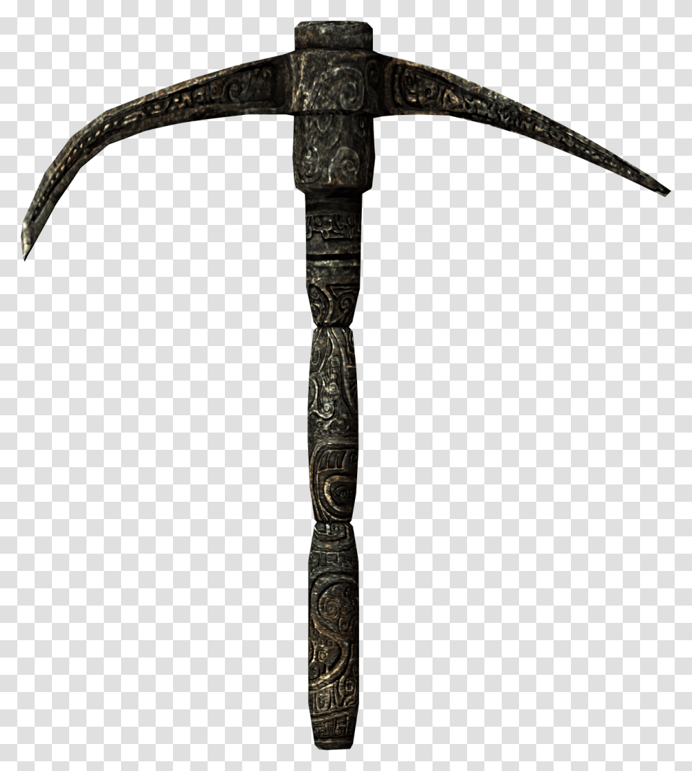 Ancient Nordic Pickaxe Skyrim Ancient Nordic Pickaxe, Tool, Bronze, Weapon, Weaponry Transparent Png