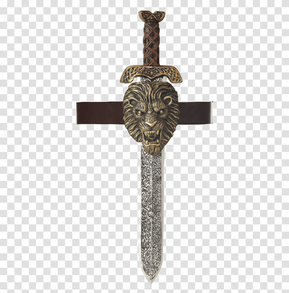 Ancient Roman Sword And Shield, Cross, Bronze, Blade Transparent Png