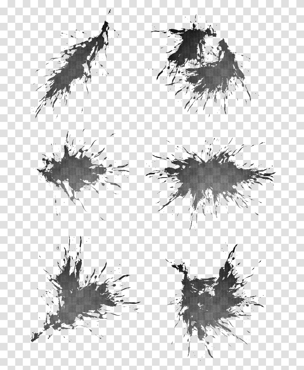 Ancient Style Splashing Ink Dot And Psd Ink Dots, Gray, World Of Warcraft Transparent Png