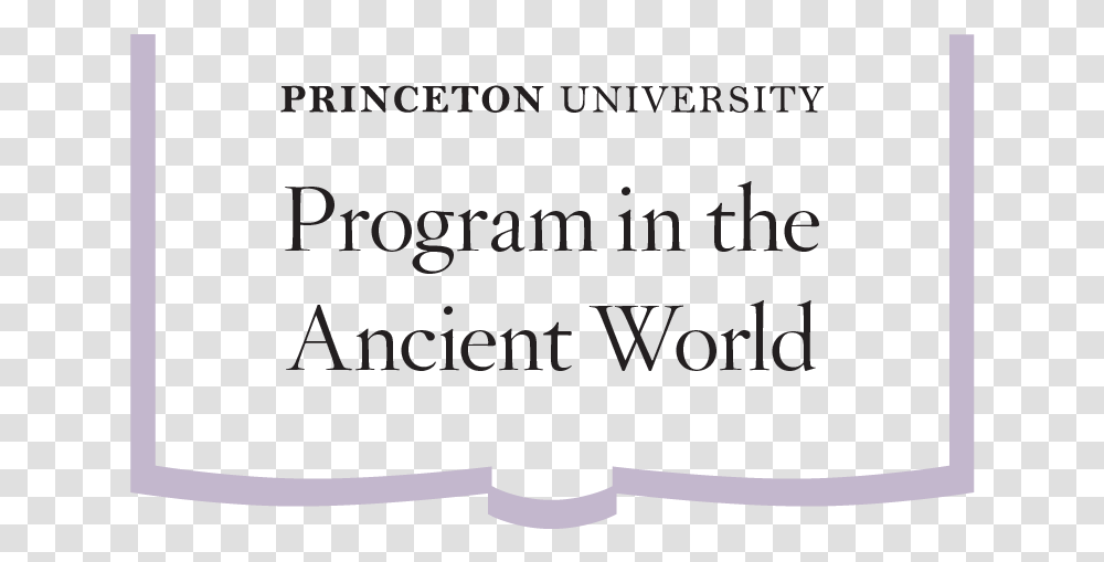 Ancient World Logo Princeton University, Paper, Alphabet Transparent Png