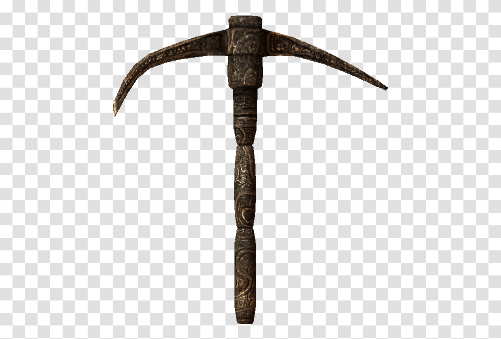 Ancientnordicpickaxe Skyrim Ancient Nordic Pickaxe, Tool, Hammer, Mattock, Bronze Transparent Png