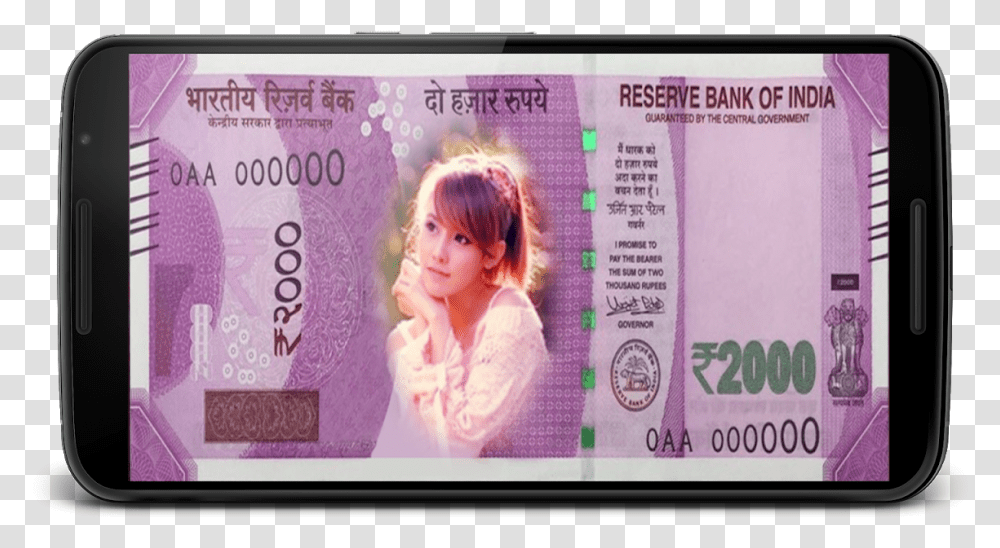 And 2000 New Note, Person, Human, Id Cards Transparent Png