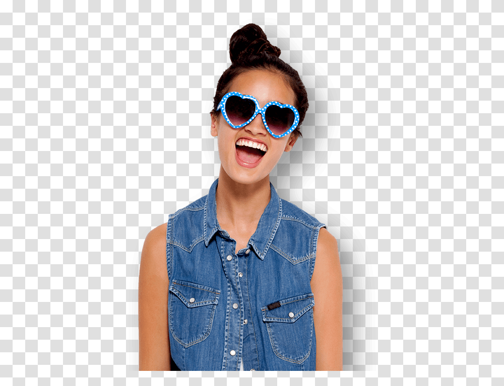 And 3 4 Lisa Greenwald, Sunglasses, Accessories, Person Transparent Png