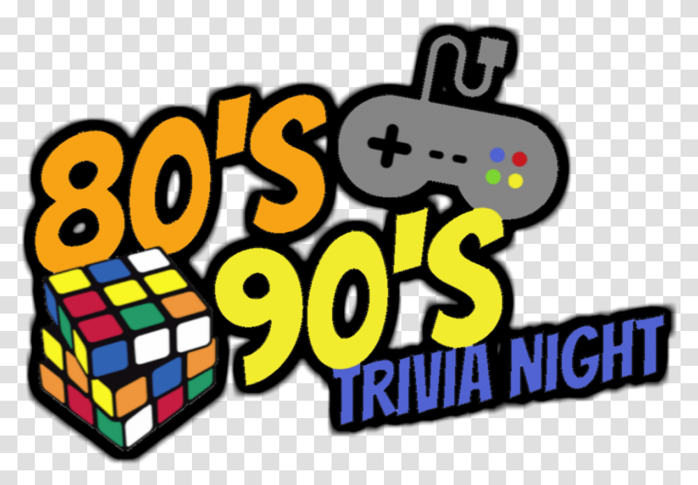 And 90s Trivia Night 80s 90s Trivia Night, Number, Rubix Cube Transparent Png