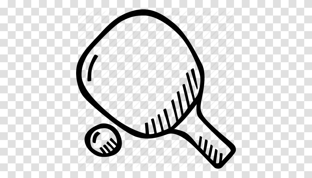 And Ball Ping Pong Racket Table Tennis Icon, Tennis Racket Transparent Png