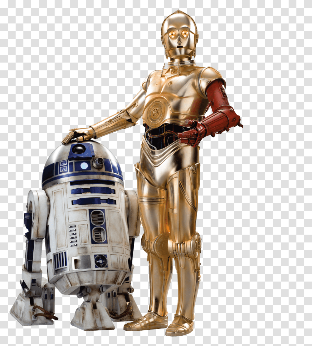 And C3po The Force Awakens, Toy, Robot, Person, Human Transparent Png