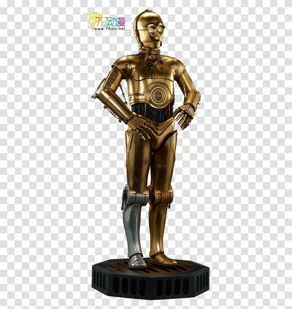 And C3po, Toy, Robot, Armor, Bronze Transparent Png