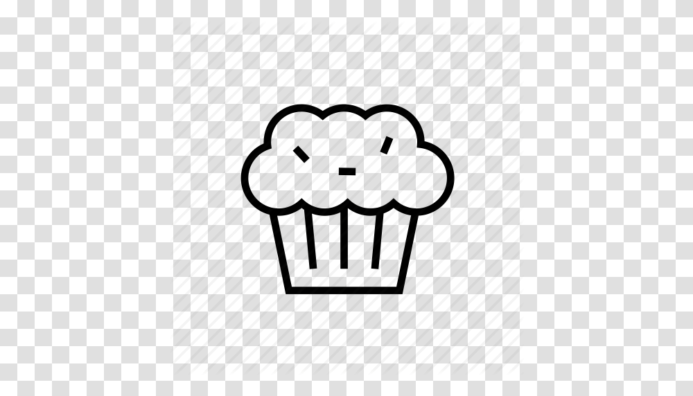 And Cake Cupcake Dessert Food Kitchen Muffin Outline Icon, Urban, Building, Transportation, Light Transparent Png
