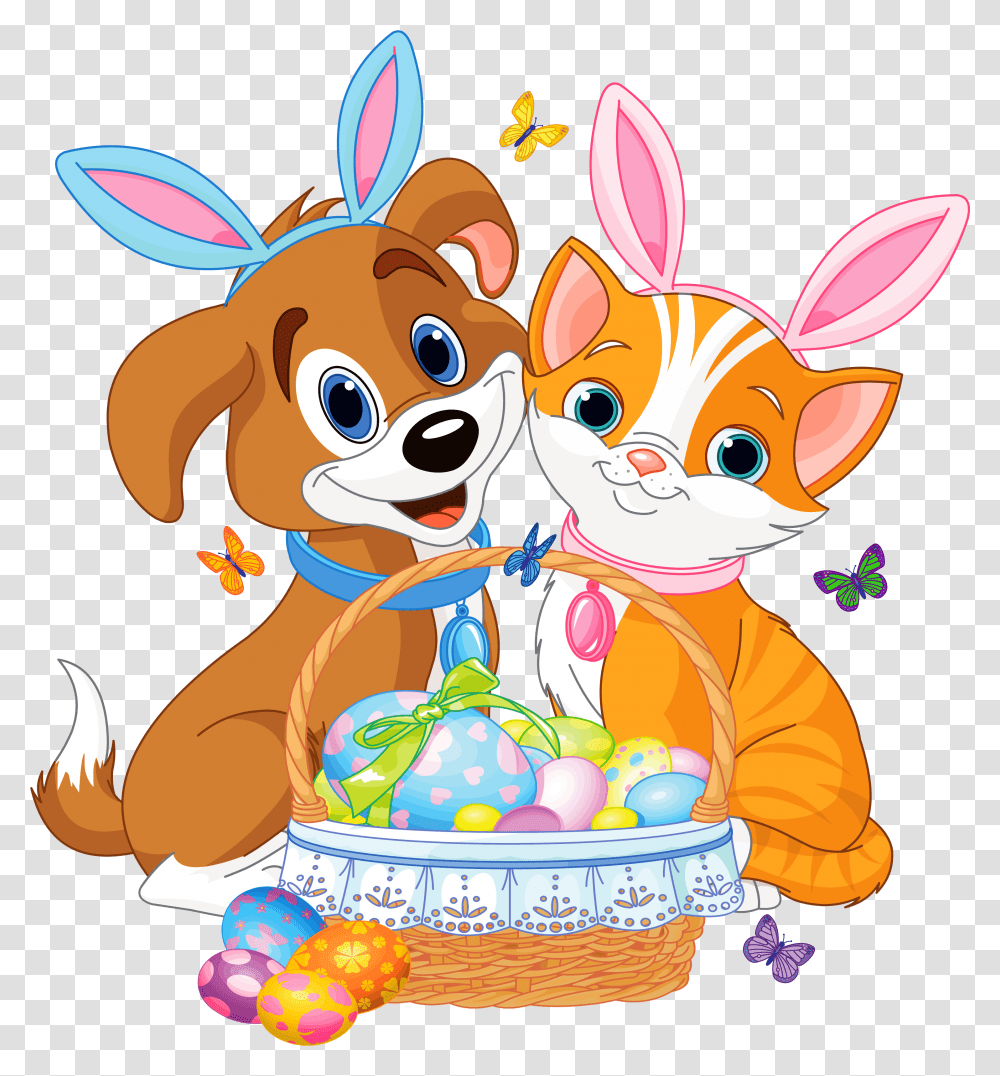 And Cute Pet With Dog Cat Kitten Clipart Cat And Dog Clipart, Sweets, Food, Deer, Wildlife Transparent Png