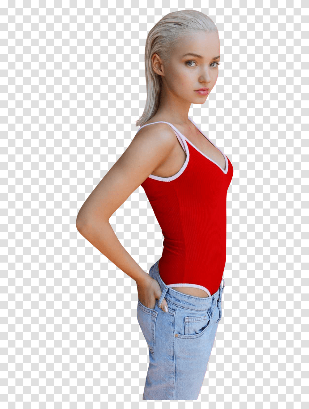 And Dove Cameron Image Girl, Person, Undershirt, Leisure Activities Transparent Png