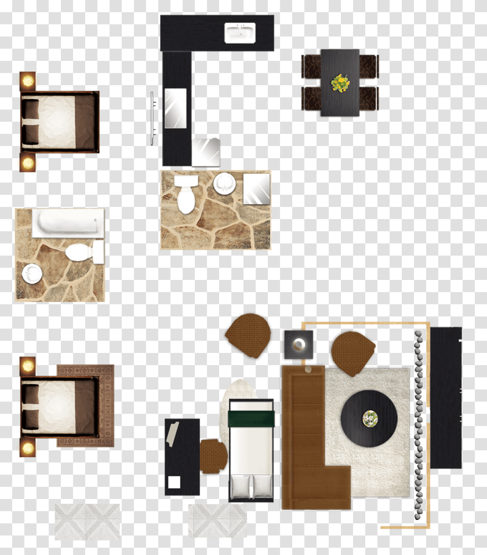 And Floor House Chart Services Design Plan Clipart Furniture Top View, Diagram, Monitor, Screen, Electronics Transparent Png