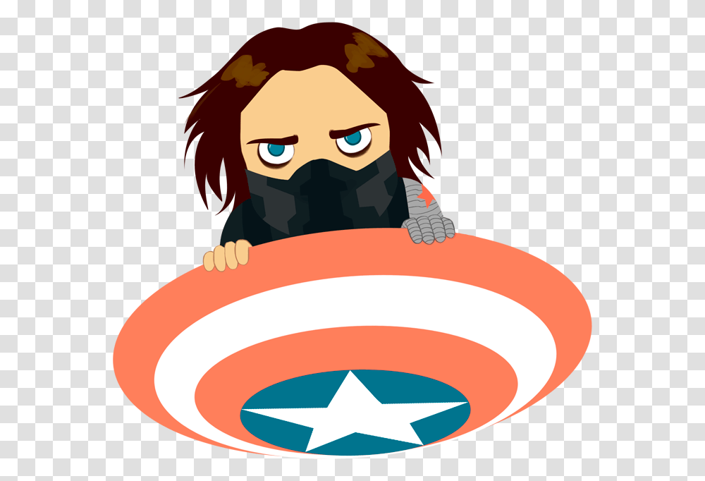 And Flying Bucky Barnes As Winter Soldier Illustration, Animal, Mammal, Pet Transparent Png