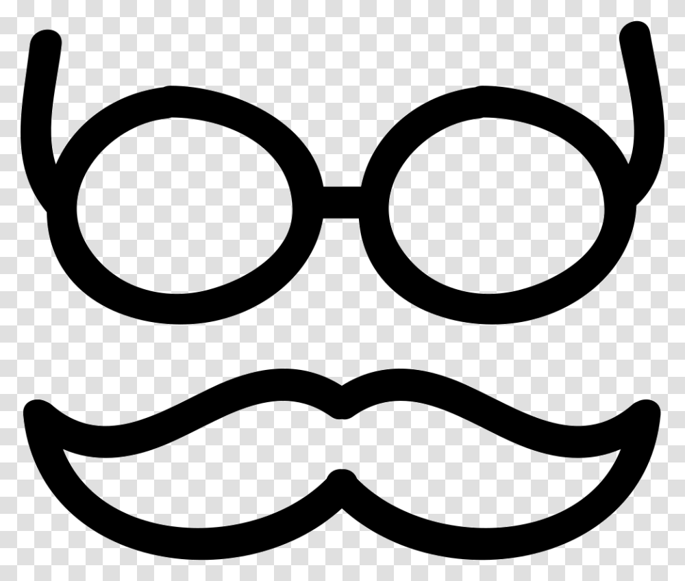 And Glasses Outlines Svg Icon Free Edgar Social Media, Stencil, Sunglasses, Accessories, Accessory Transparent Png