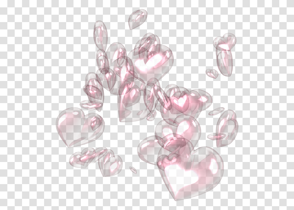 And Hearts Aesthetic Heart, Crystal, Accessories, Accessory, Flower Transparent Png