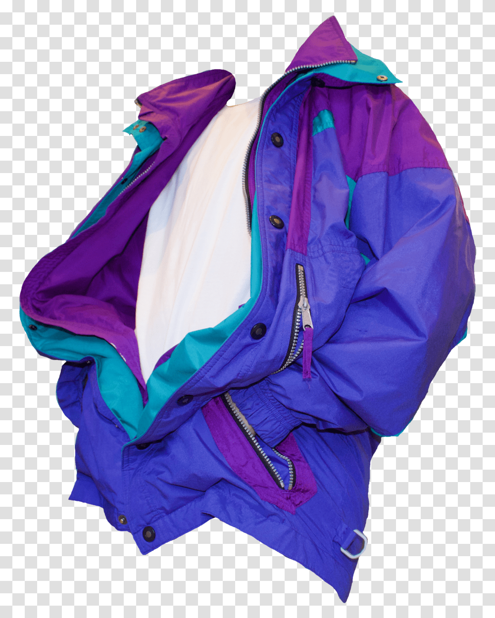 And Image 80's, Coat, Jacket, Hood Transparent Png