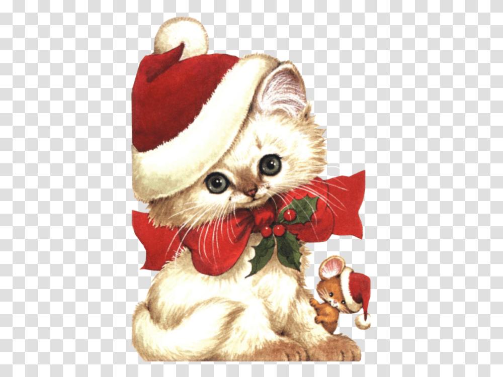 And Mouse Clip Art Clipart Christmas Cats, Kitten, Pet, Mammal, Animal Transparent Png