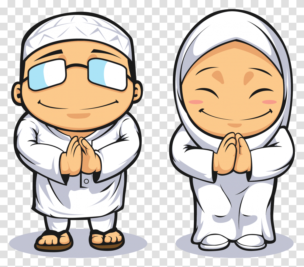 And Muslim Royalty Free Vector Female Prayer Male Clipart Muslim Man Vector, Sunglasses, Accessories, Accessory, Astronaut Transparent Png