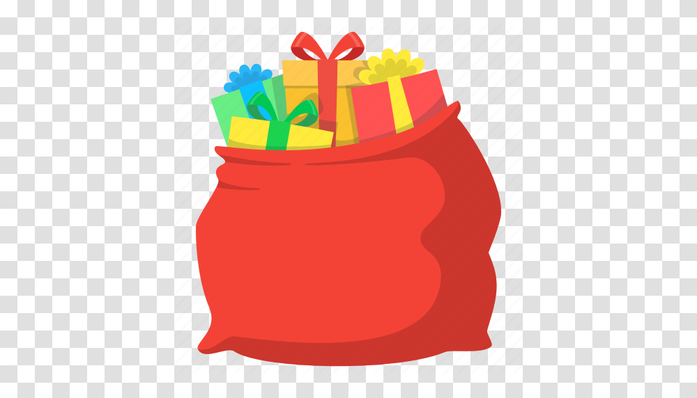 And New Year' By Anton Kalashnyk Santas Sack Clipart, Birthday Cake, Dessert, Food, Bag Transparent Png