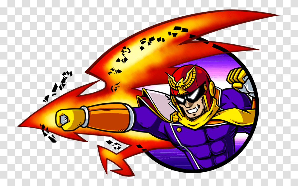 And Now We Have Captain Falcon Here And HeUhYou Cartoon, Helmet, Airplane Transparent Png