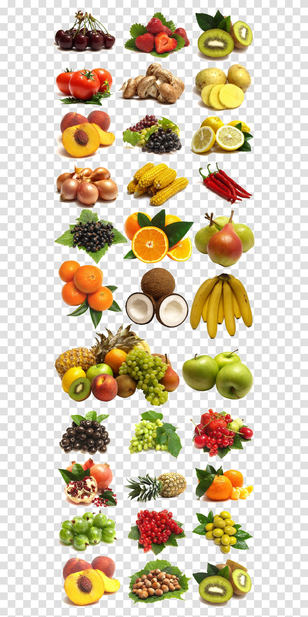 And Of Vegetables Collection Large Fruits Clipart Food For Anti Diabetic, Plant, Citrus Fruit, Orange, Grapes Transparent Png