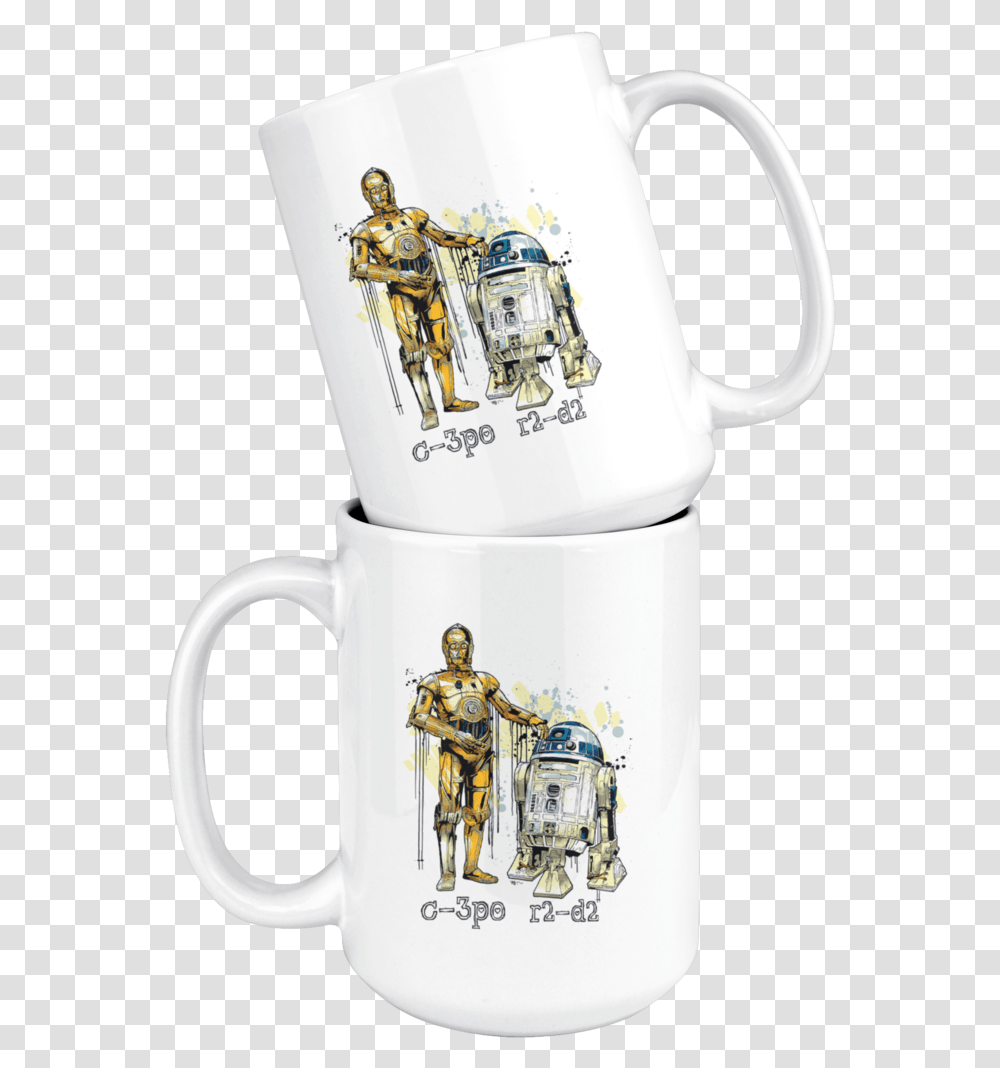 And R2d2 Watercolor Mug Star Wars Mug, Coffee Cup, Person, Human, Espresso Transparent Png