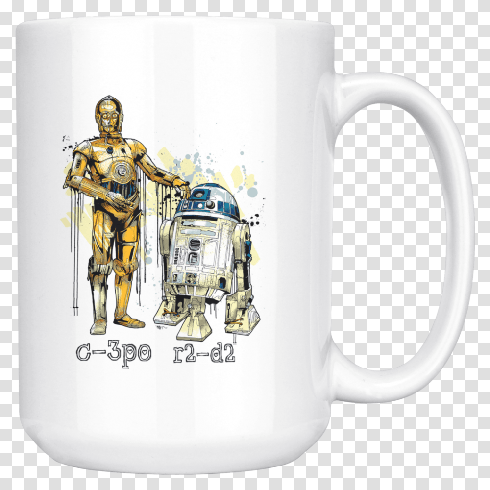 And R2d2 Watercolor Mug Star Wars R2d2 Star Wars Watercolor, Coffee Cup, Stein, Jug, Helmet Transparent Png