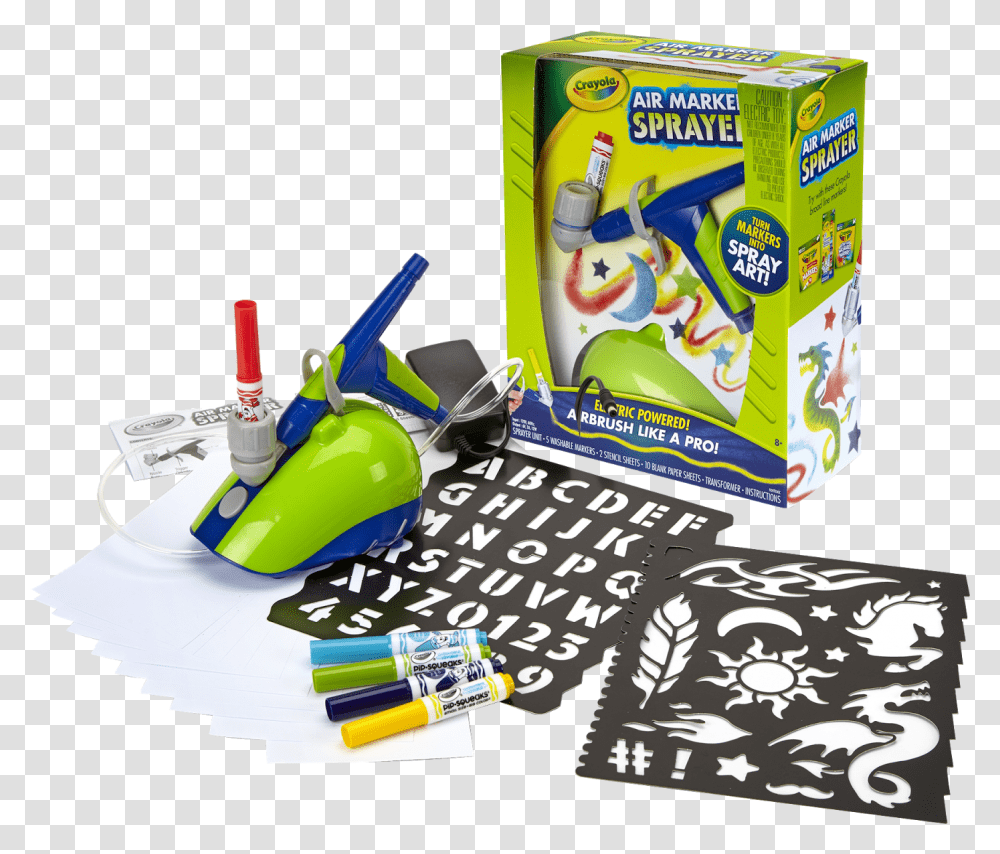And There's Something Unique And Fun To End The Year Crayola Marker Spray Guns, Doodle, Drawing Transparent Png